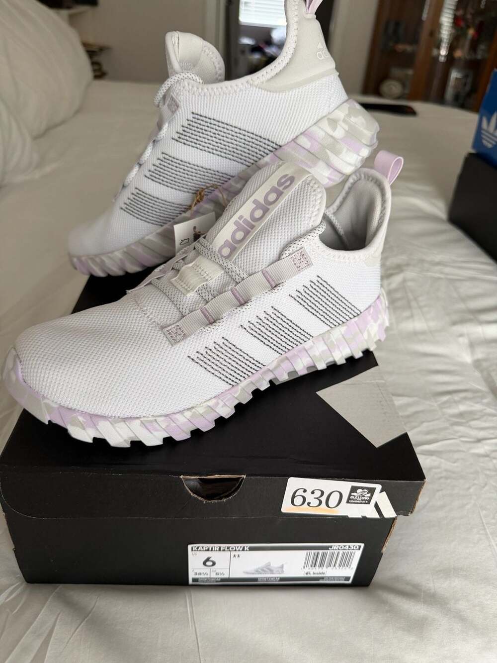Adidas Kaptir Flow Kids' Athletic Shoes (JR0430)